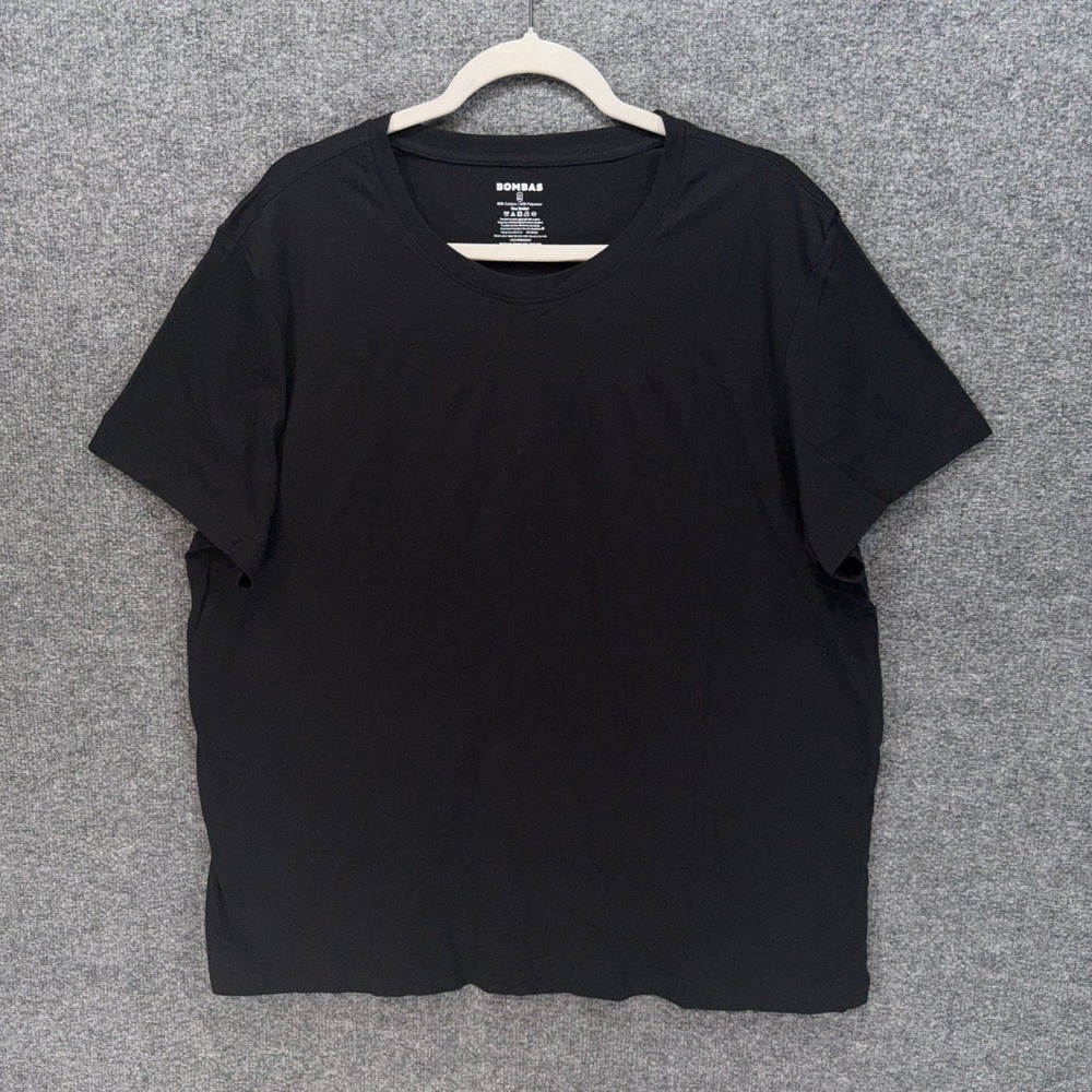 Bombas Tshirt Mens XL/XXL Black Short Sleeve Crewneck Cotton Blend Tee